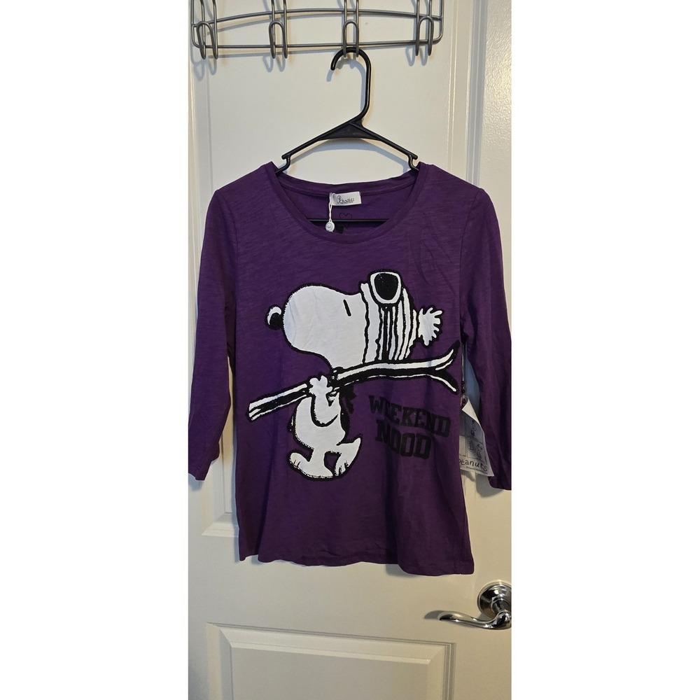 Princess Goes Hollywood Snoopy Woman's Shirt Long Sleeves Size 36